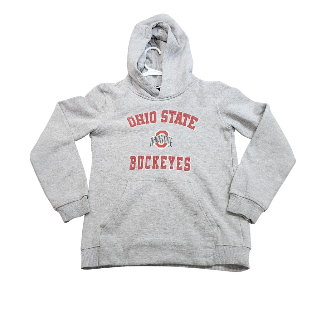Ohio State Buckeyes Sweatshirt Boys Medium Youth Gray NCAA Football Outerstuff